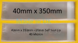 40mm x 350mm Cello Bags