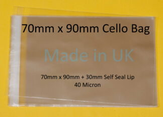 70mm x 90mm Cello Bags