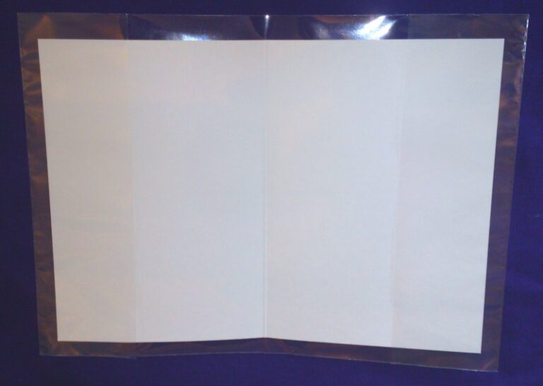 Pack of 5000 Jacket Sleeves for 5 x 5 Cards Cello Greeting Card