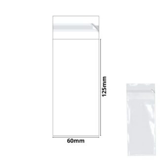 60mm x 125mm Cello Bags